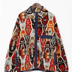 Amina x veste polaire à motif ethnique grn