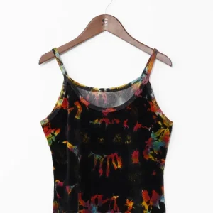 Semelle de came en velours tie-dye