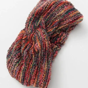 Bandeau tricoté multicolore