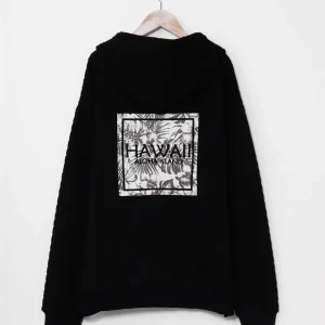 Sweat à capuche zippé pour homme avec détails texturés