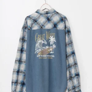 Chemise patchwork SURF & Palms pour hommes