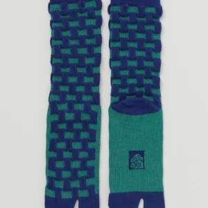 Chaussettes Tabi à motif Ichimatsu 23-25 cm