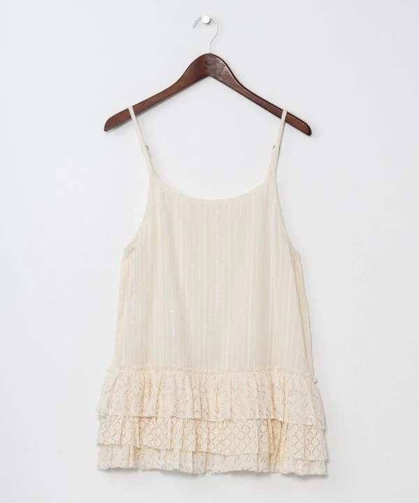 Débardeur basique orné de dentelle – Image 4