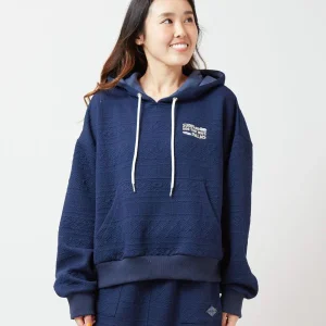 SURF＆Palms Haut à capuche en jacquard doux