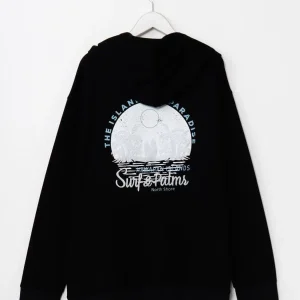 Sweat à capuche en maille confortable pour homme SURF＆Palms
