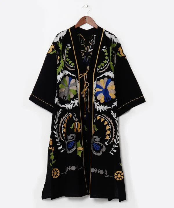 Cardigan bohème brodé