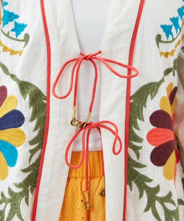 Cardigan bohème brodé – Image 6