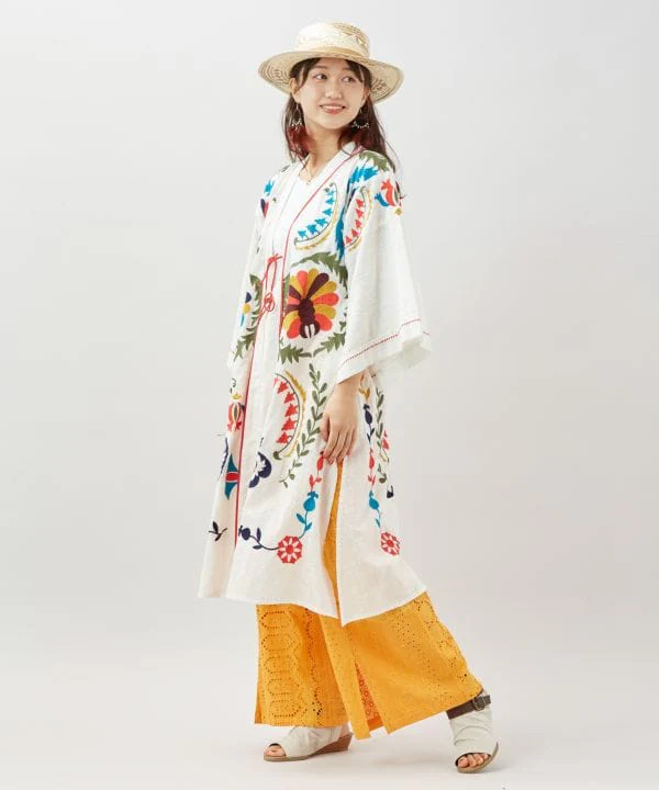 Cardigan bohème brodé – Image 4