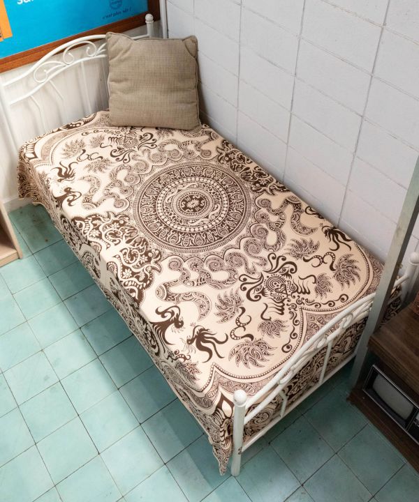 Tissu décoratif en coton à motif mandala tribal – Image 3