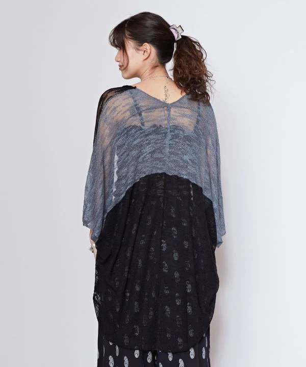 Cardigan bicolore à nep – Image 3