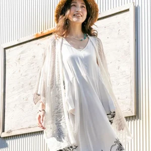 Cardigan bicolore à nep