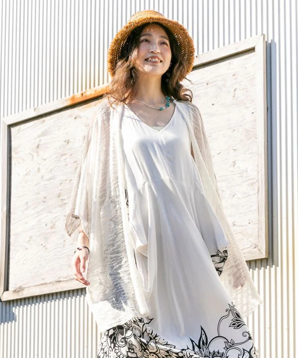 Cardigan bicolore à nep