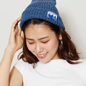 Bonnet en tricot de coton Wave Surf