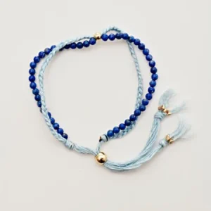 Bracelet coton INDIGO Dye Hemp