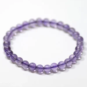 Bracelet améthyste 6 mm
