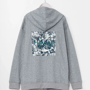 Sweat à capuche homme à détails texturés