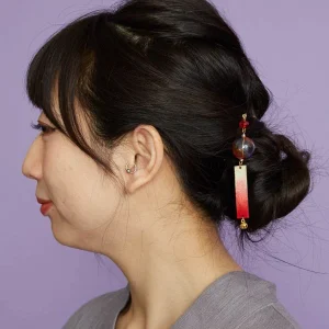 Carillon éolien FURIN KANZASHI Bâton à cheveux