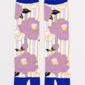 Chaussettes Stripe Camellia TABI 23-25cm
