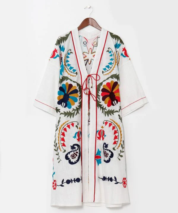 Cardigan bohème brodé – Image 3